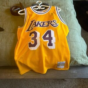 New retro Gold Lakers Jersey